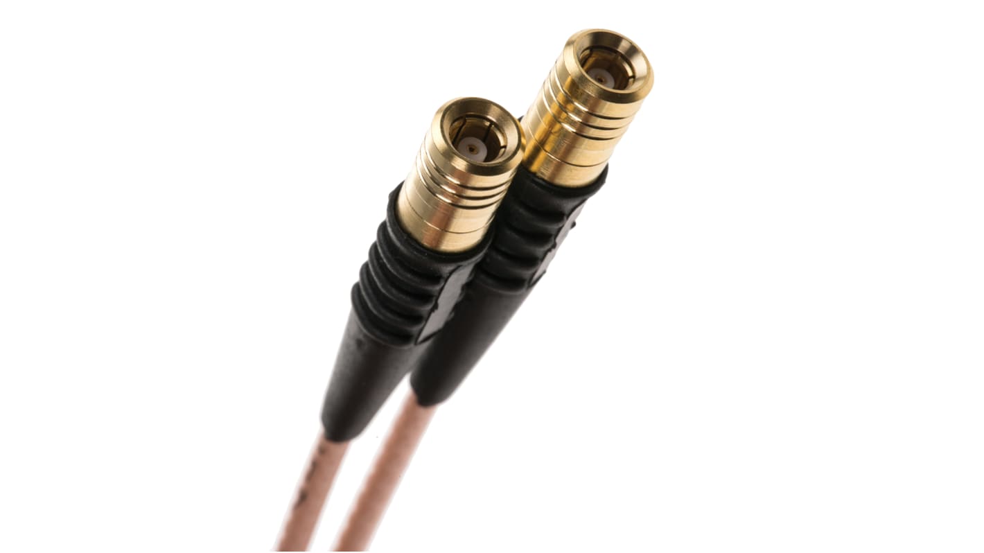 TE Connectivity RG316 Koaksialkabel, 50 Ω SMB til SMB, 500mm