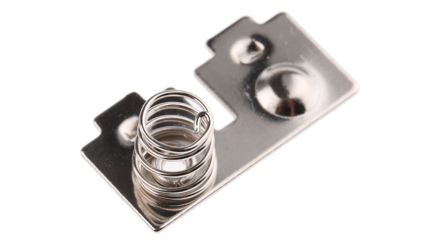 Keystone Button & Coil Spring AAA, N Battery Contact