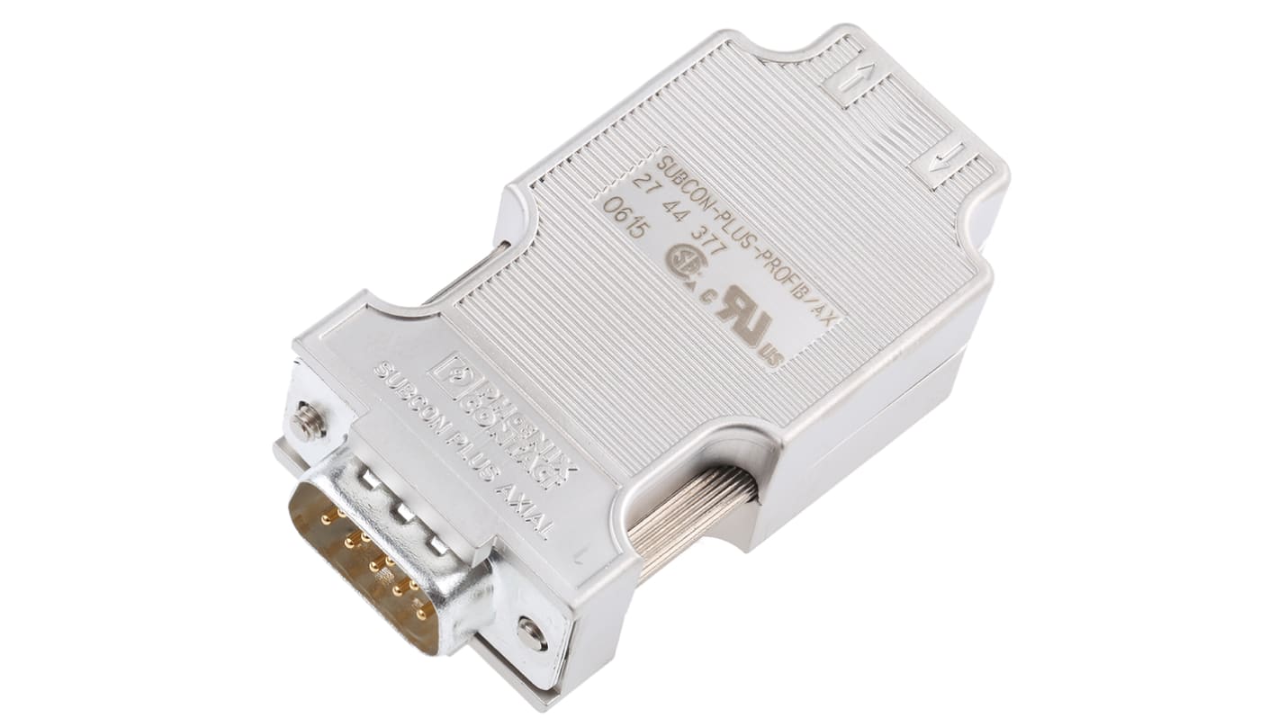 Connettore D-Sub Phoenix Contact Bus D-Sub, Maschio, 9 vie, terminazione Morsetto a molla