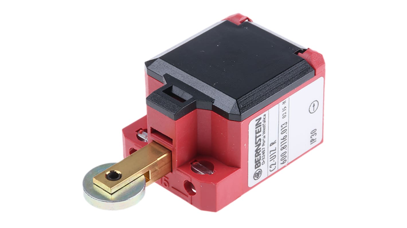 Bernstein AG C2 Series Roller Interlock Switch, NO/NC, IP20, Glass Reinforced Plastic (GRP) Housing