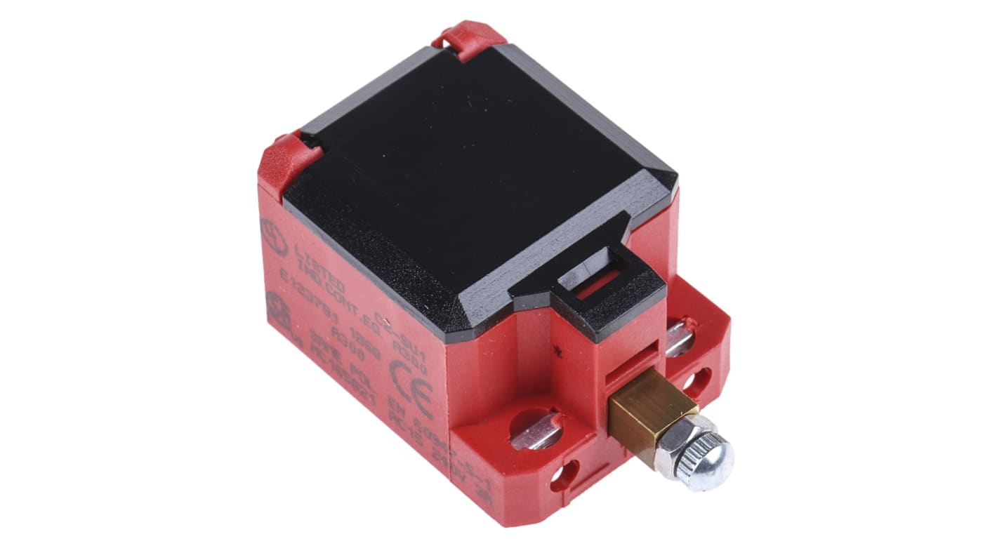 Bernstein AG C2 Series Plunger Interlock Switch, NO/NC, IP20, Glass Reinforced Plastic (GRP) Housing