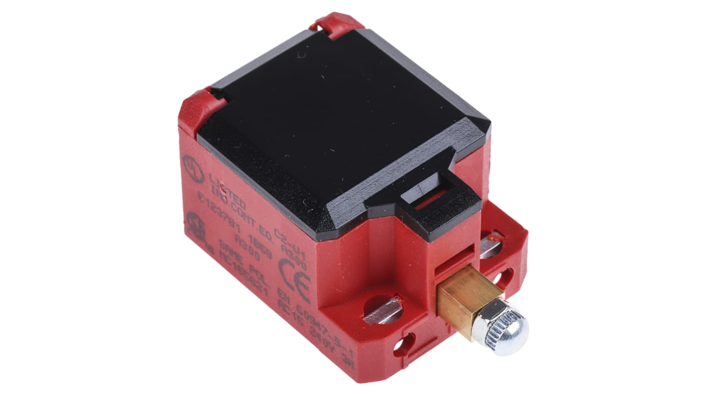 Bernstein AG C2 Series Plunger Interlock Switch, NO/NC, IP20, Glass Reinforced Plastic (GRP) Housing