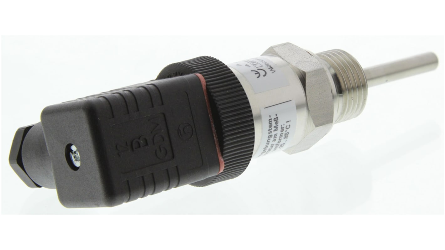 Electrotherm PT100 RTD Sensor, 6mm Dia, 50mm Long, G1/2, F0.3 +200°C Max