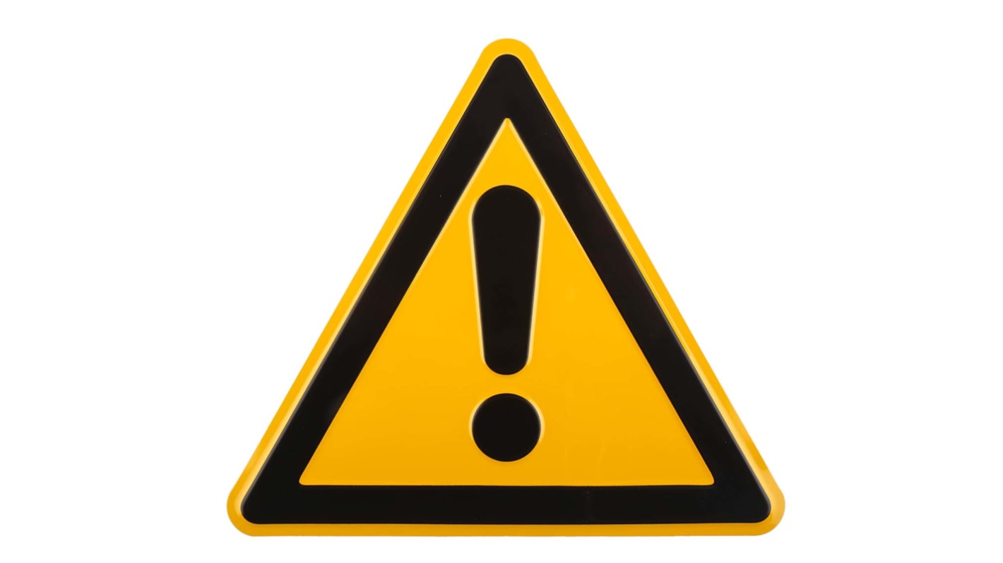 Wolk General Hazard Hazard Warning Sign