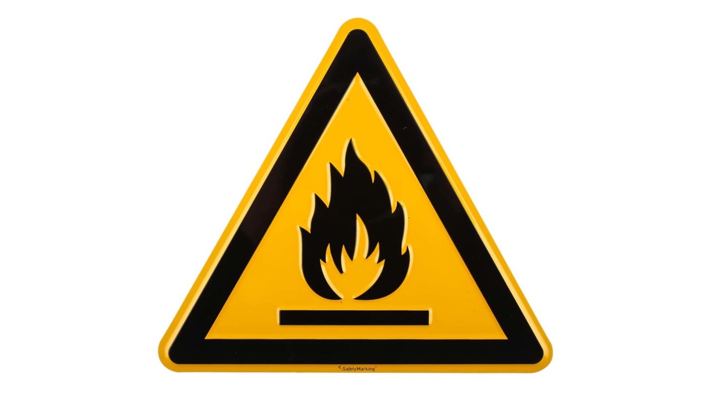 Wolk Fire Safety Hazard Warning Sign