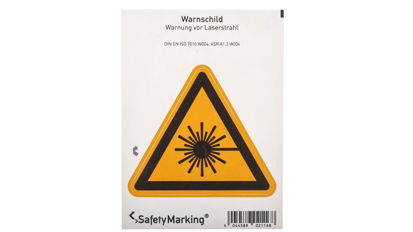 Wolk Self-Adhesive General Hazard Hazard Warning Sign