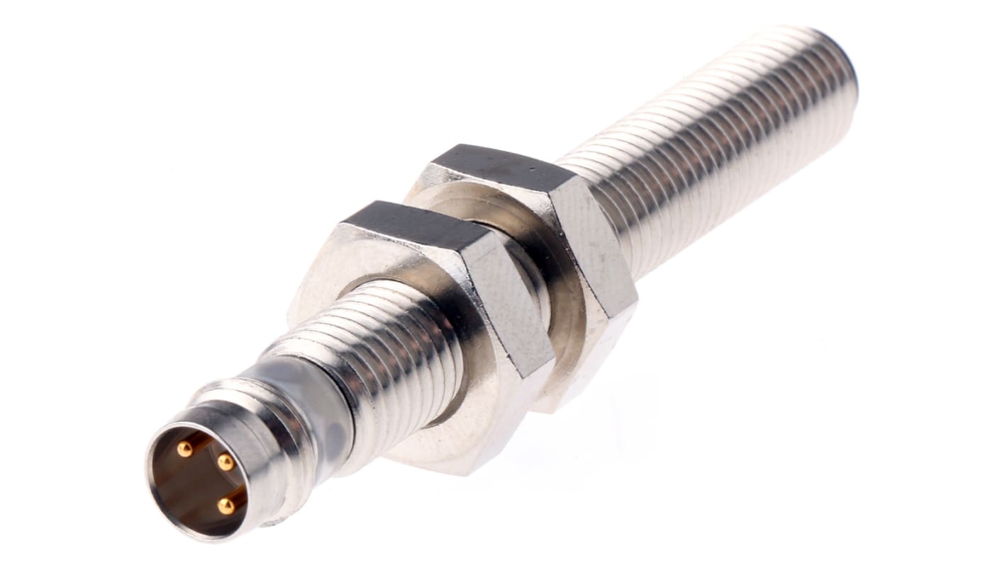 BALLUFF Inductive Barrel Proximity Sensor, M8, 4 mm Detection, NPN NO, 10 → 30 V dc