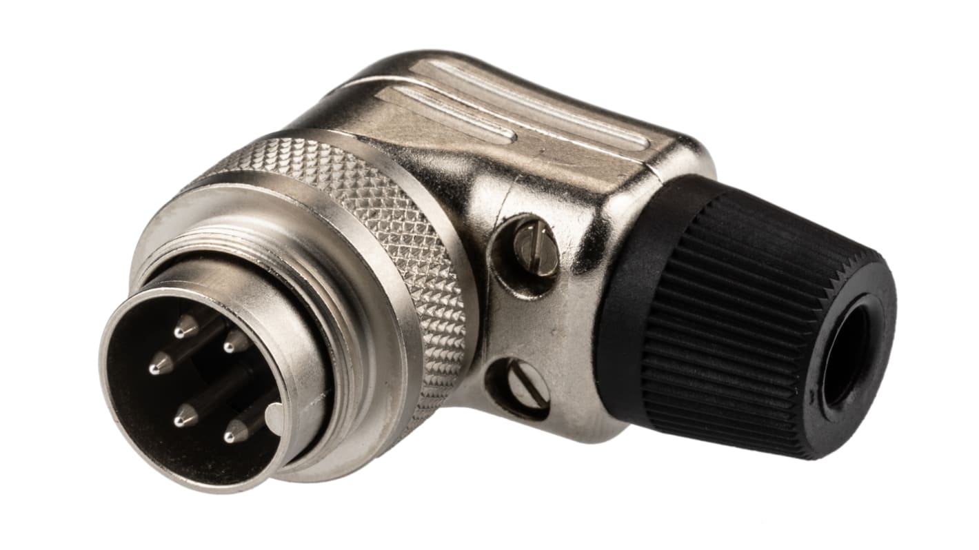 binder Circular Connector, 5 Contacts, Cable Mount, Socket, Male
