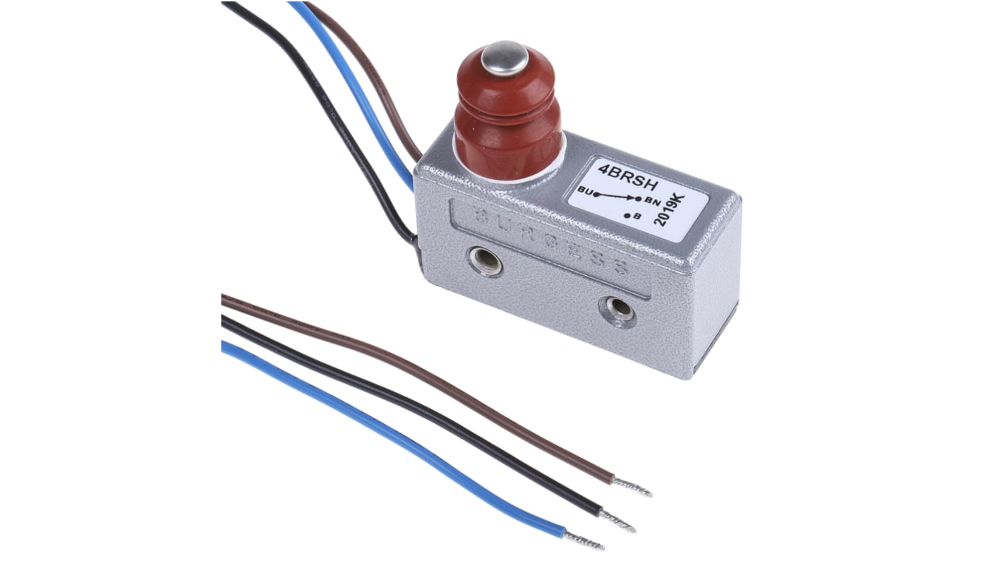 Microinterruttore, Saia-Burgess, SP-CO, 15 A a 250 V c.a., IP67, pre-cablato