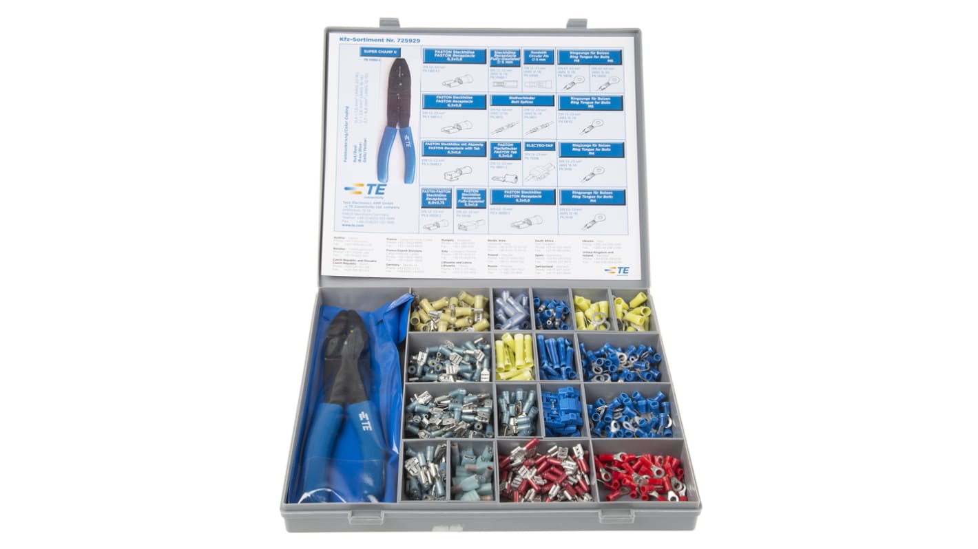 TE Connectivity Automotive Service PIDG Splices/Terminals, Plasti-Grip Terminals Crimp terminal Kit