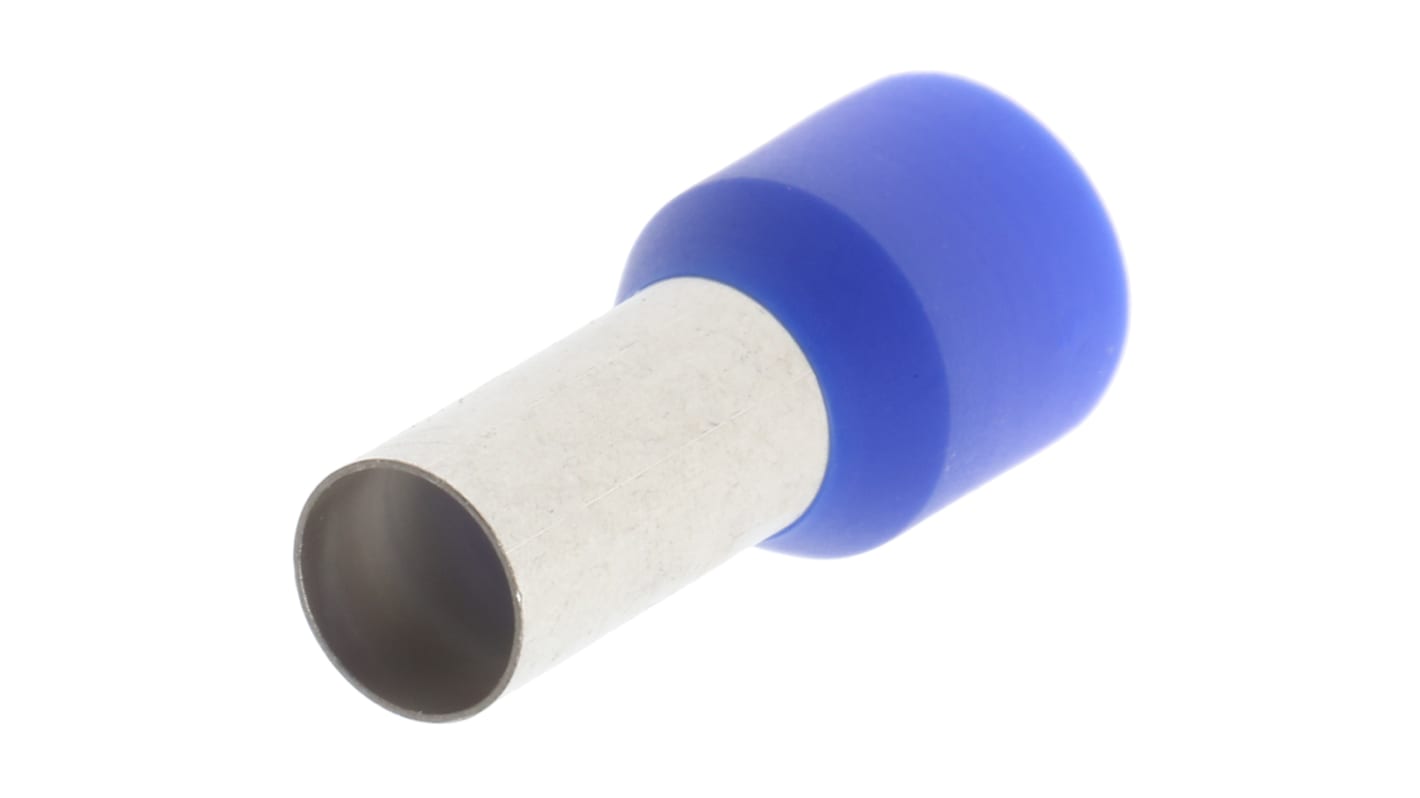 Weidmüller Aderendhülsen bis 16mm², Stift ø 5.8mm, Blau, PP, 12mm, 22mm, Isoliert, 6AWG max.