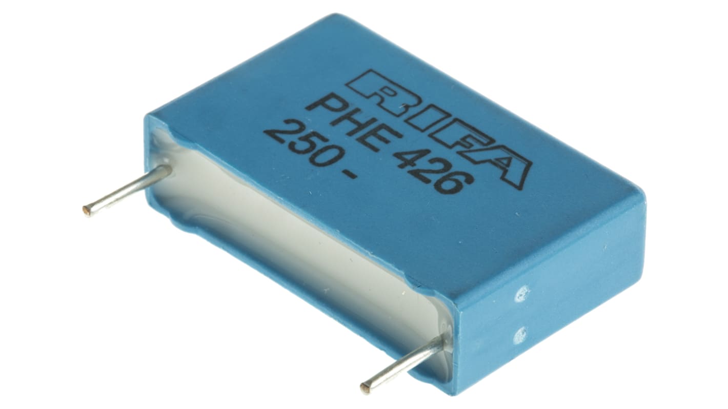 KEMET PHE426 Metallised Polypropylene Film Capacitor, 160 V ac, 250 V dc, ±5%, 1μF, Through Hole