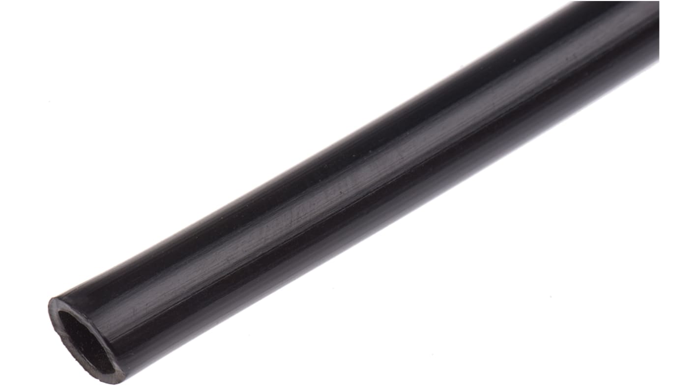 RS PRO 黑色尼龙气管, 4.5mm内径, 6mm外径, 30m长, 最高+70°C