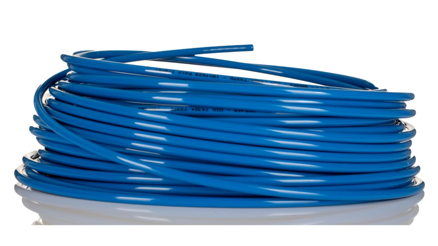 RS PRO NLF Druckluftrohr Nylon Blau, Innen-Ø 6mm / Außen 8mm x 30m bis 17 bar