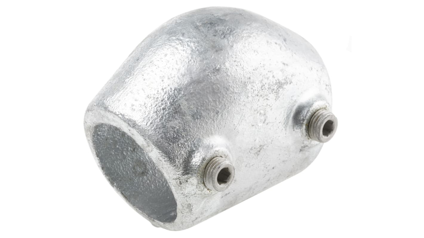 RS PRO 15 to 60 Degree Elbow, Connecting Component, Strut Profile Type 2, Round Tube Size Type 2