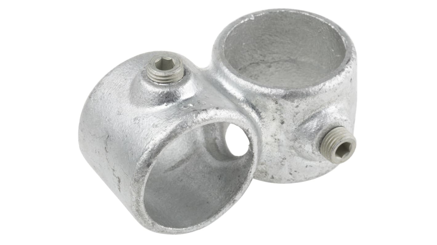 RS PRO M10 90° Connector, Connecting Component, Strut Profile Type 2, Round Tube Size Type 2
