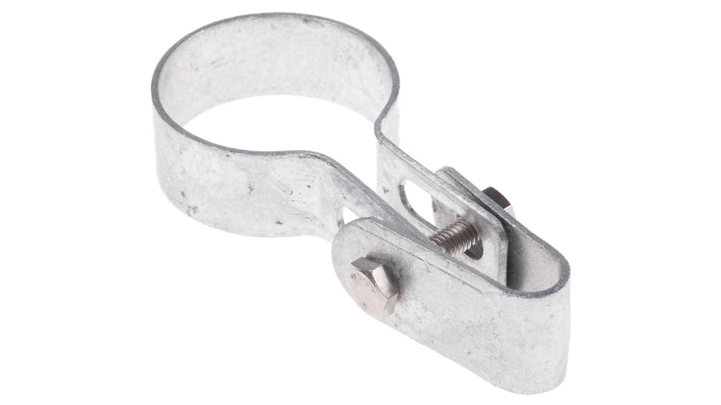 RS PRO Cast Iron Round Tube Panel Clip, 42.4mm OD