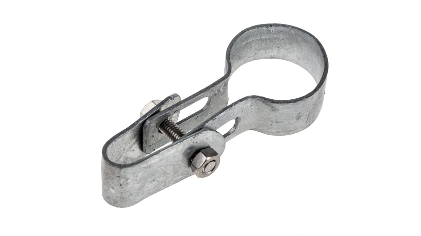 RS PRO Cast Iron Round Tube Panel Clip, 33.7mm OD