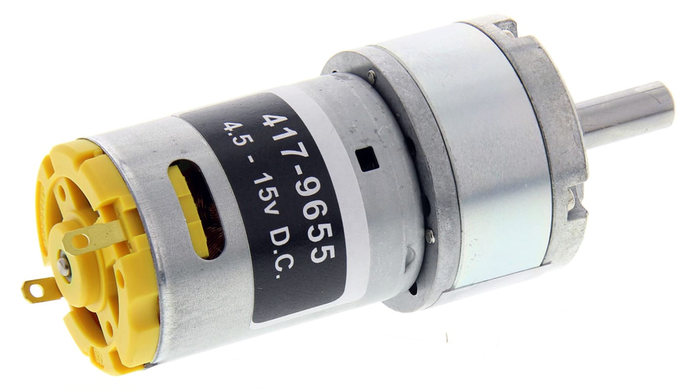 Rs-Online Motoriduttore RS PRO da 6 → 15 V c.c. 7.98 W 9869 giri/min