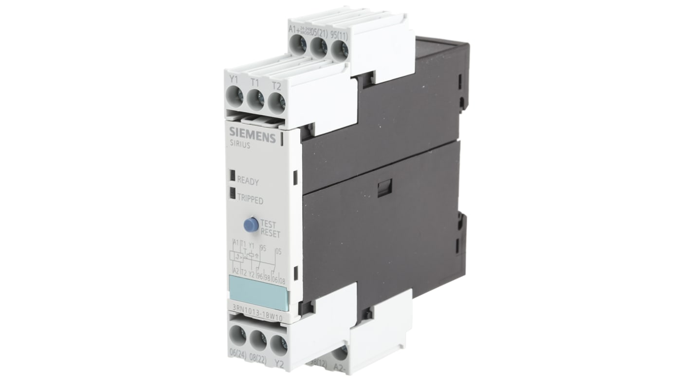 Siemens 热敏电阻电机保护继电器监控继电器, 双刀双掷, 3RN1013-1BW10