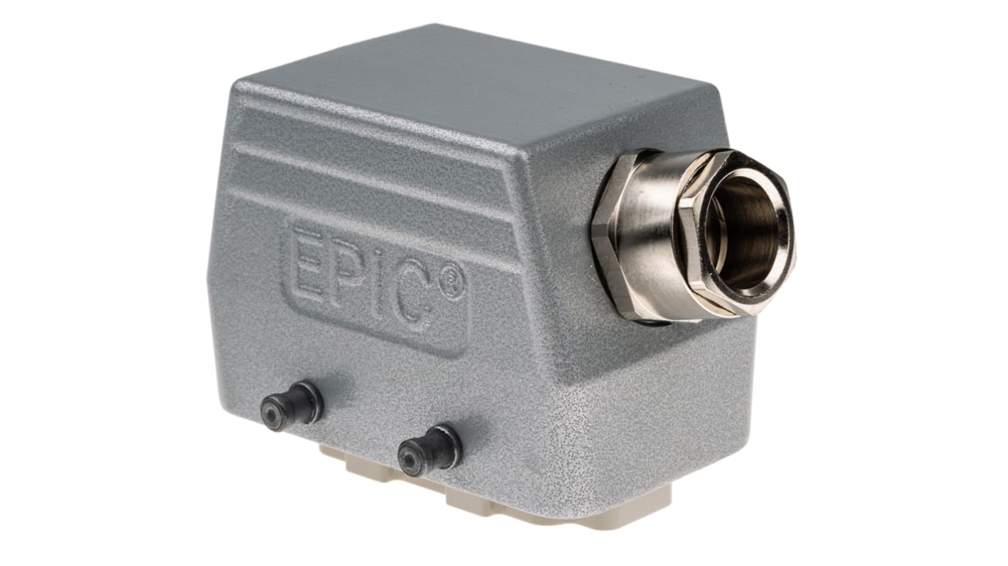 EPIC H-BE Schwere Steckverbinder Steckersatz, Stecker 10-polig / 2-reihig, 440 V / 16A, Schraub