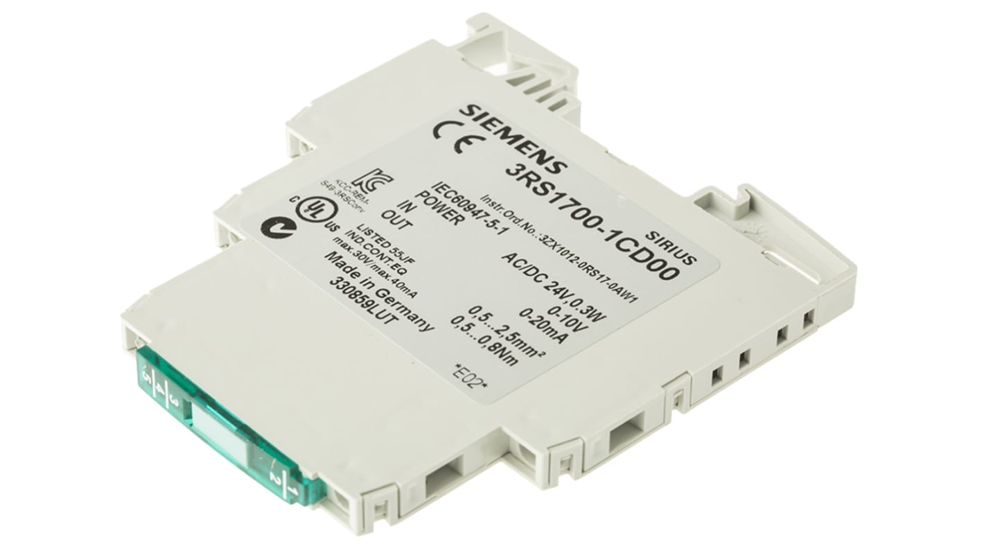 Siemens 3RS1700 Series Signal Conditioner, Voltage Input