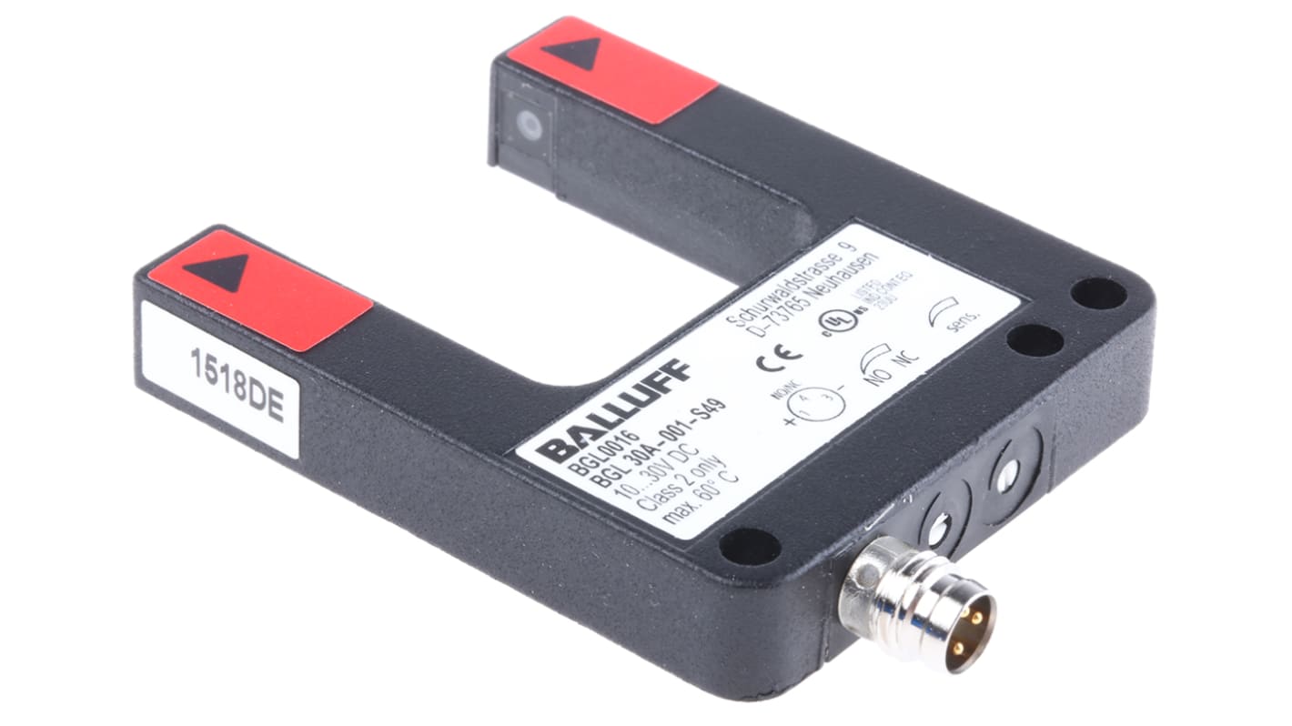 Rs-Online Sensore fotoelettrico a forcella BALLUFF a fascio diretto rilevamento 30 mm uscita PNP