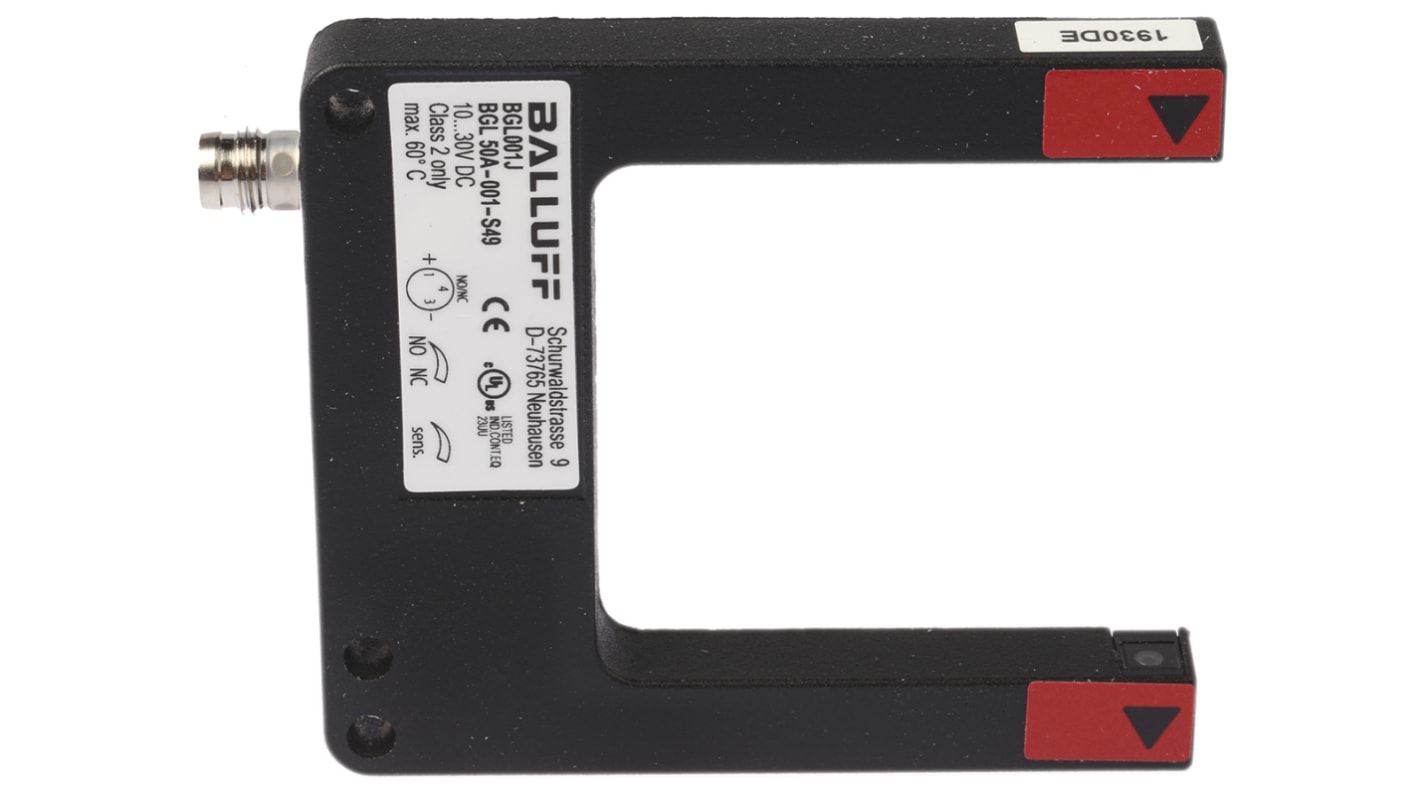 Rs-Online Sensore fotoelettrico a forcella BALLUFF a fascio diretto rilevamento 50 mm uscita PNP
