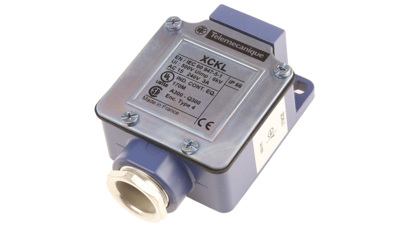 Telemecanique Sensors OsiSense XC Series Limit Switch, NO/NC, IP65, DP, Metal Housing, 240V ac Max, 10A Max