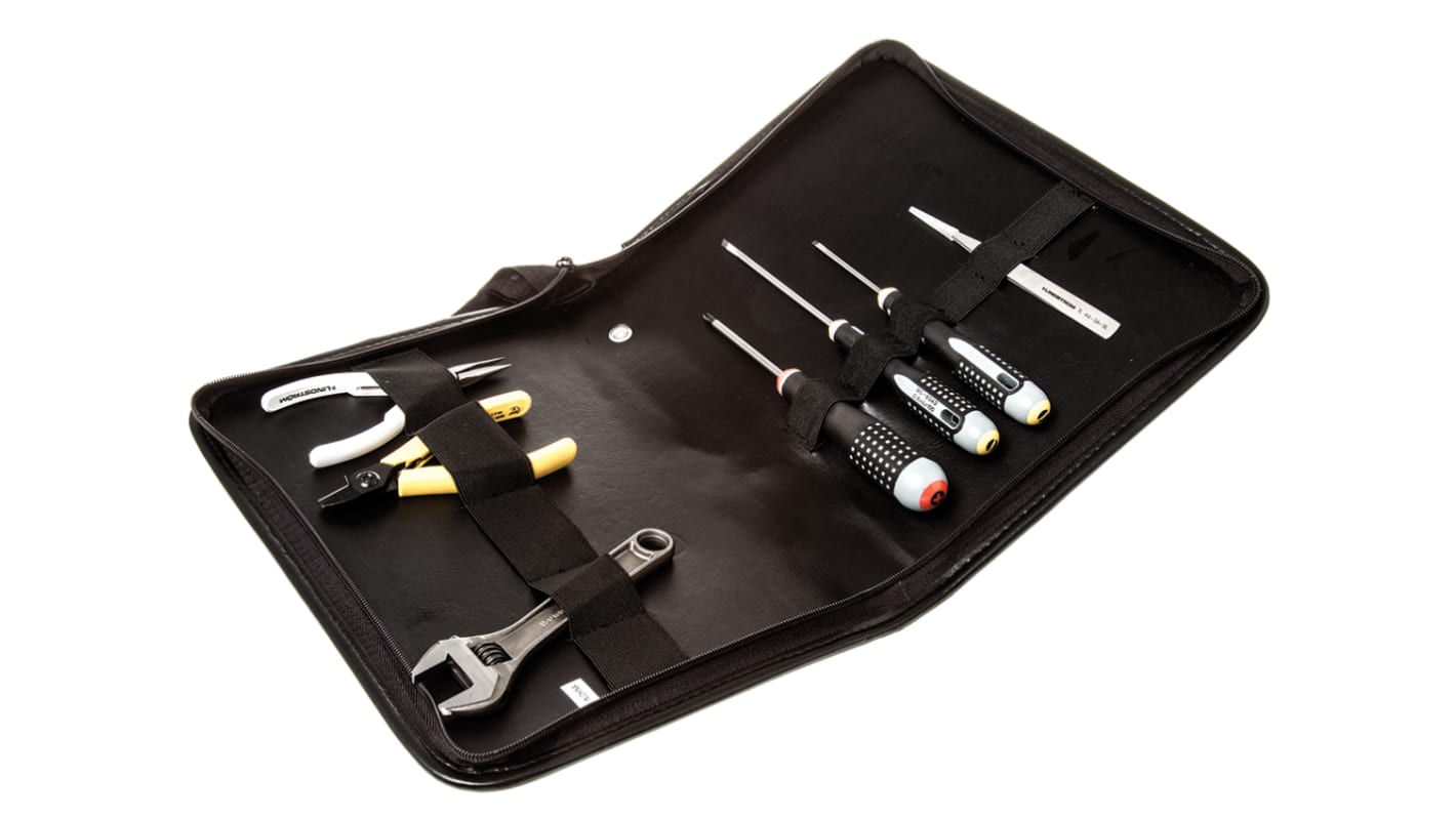 Lindstrom 8 Piece Electronics Tool Kit with Pouch