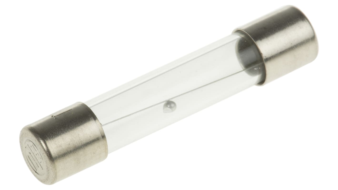 Fusibile a cartuccia SIBA GZ, 1A, Ø 6.3 x 32mm, T, 250V ca