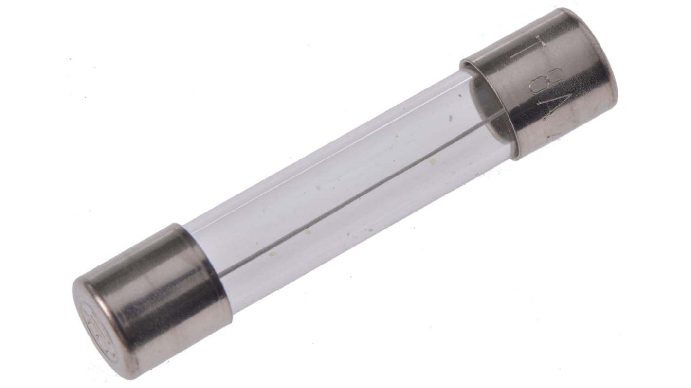 SIBA 玻璃保险管, T类, 8A, 250V 交流, 6.3 x 32mm, GZ系列