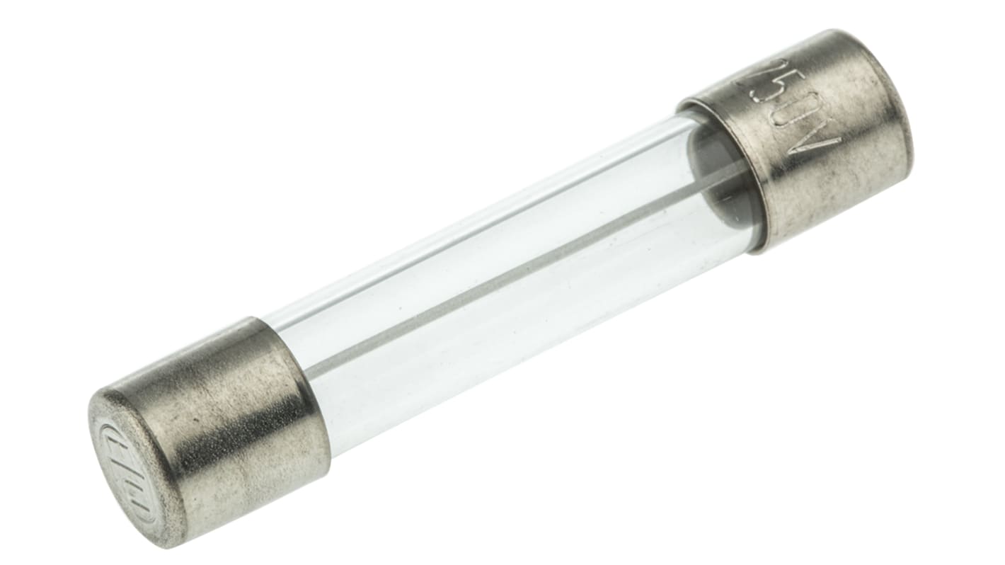 Fusibile a cartuccia SIBA GZ, 10A, Ø 6.3 x 32mm, T, 250V ca