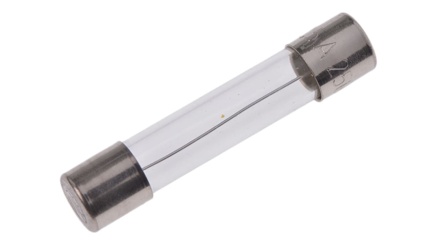 Fusibile a cartuccia SIBA GZ, 12.5A, Ø 6.3 x 32mm, T, 250V ca