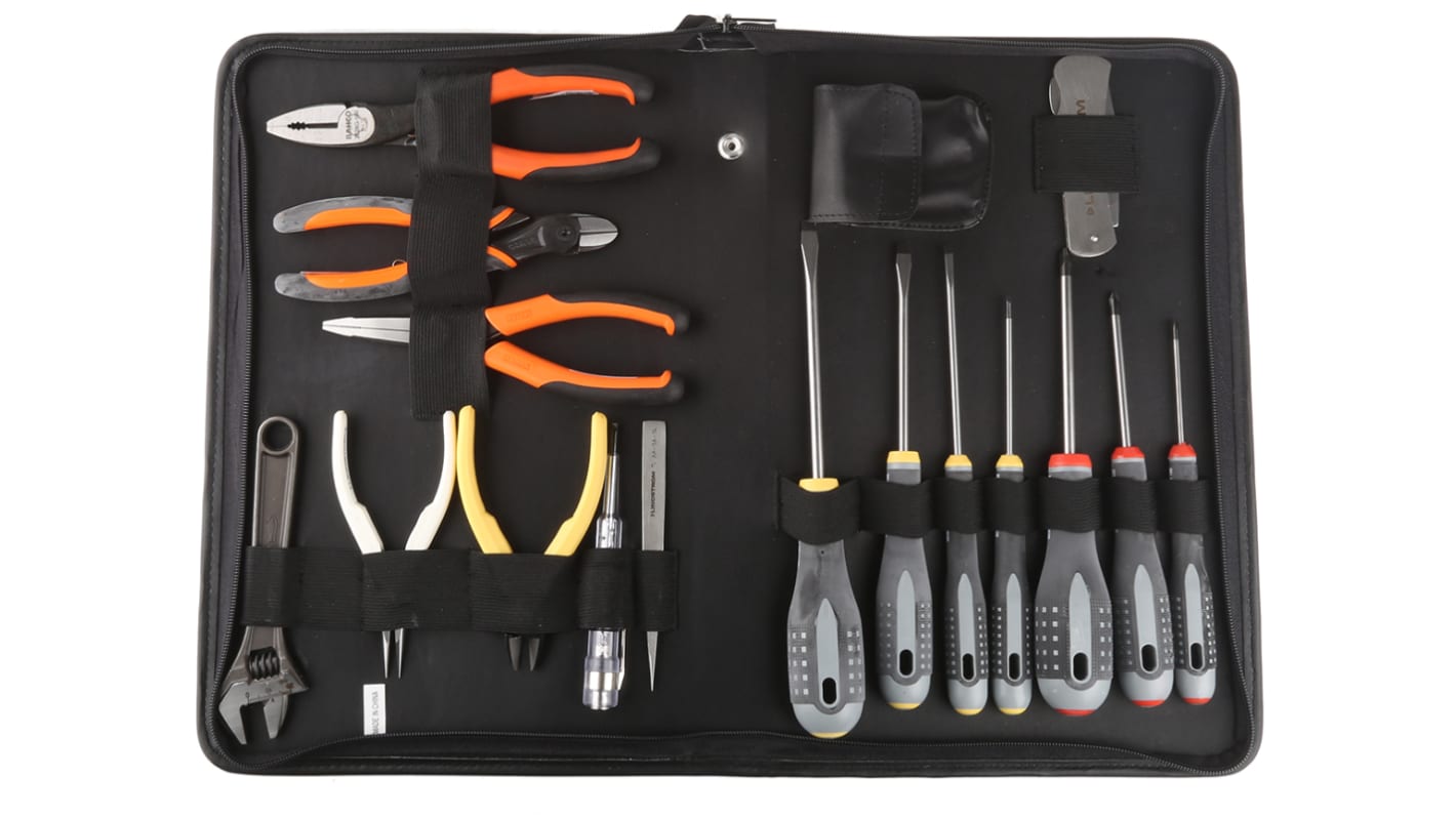 Bahco 17 Piece Electricians Tool Kit with Pouch