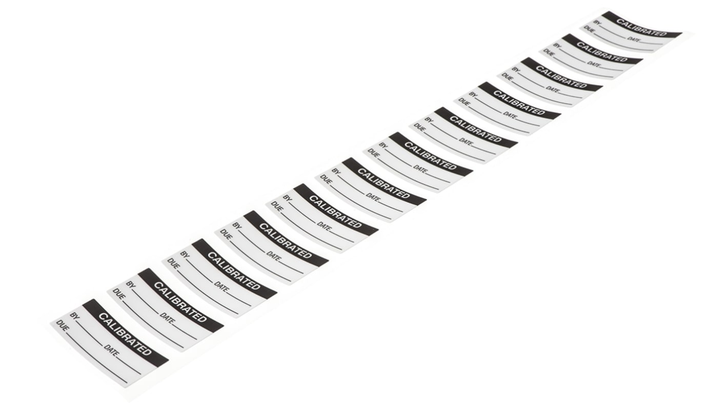 Brady Adhesive Pre-Printed Adhesive Label. Quantity: 120