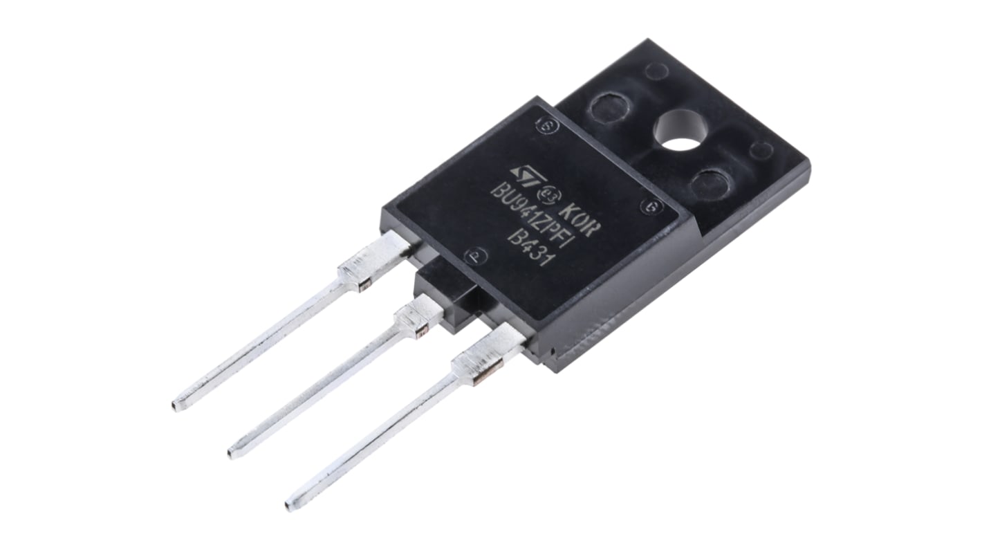 Transistor Darlington NPN STMicroelectronics, TO-3PF, 3 Pin, 15 A, 350 V, , Montaggio su foro