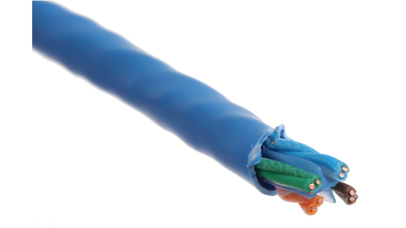 Kabel Ethernet Cat6 długość 100m Niezakończony Belden LSZH l. żył: 1 średnica 6.5mm