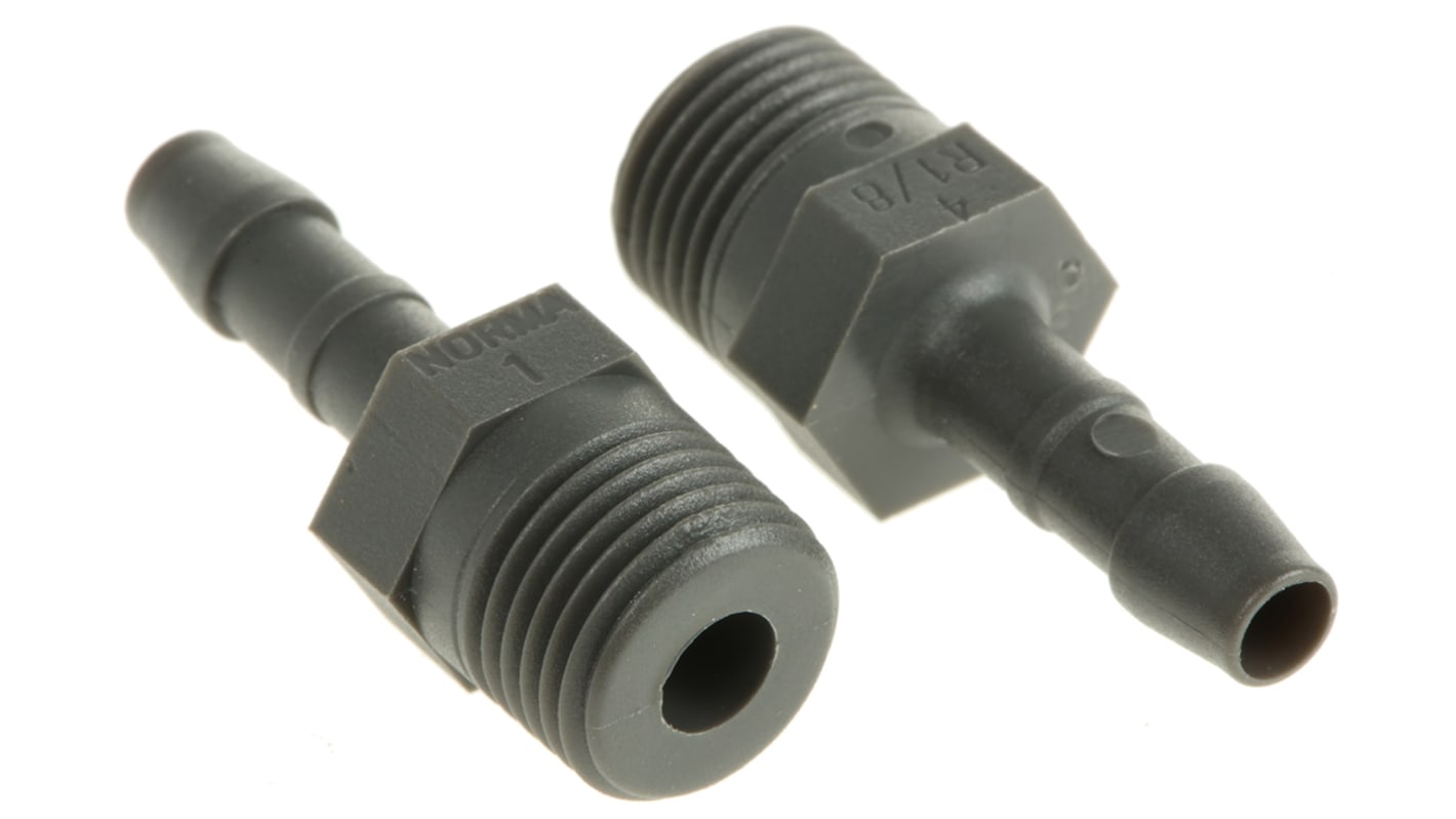 RS PRO Hose Connector, Straight Hose Tail Adaptor, R 1/8in 4mm ID