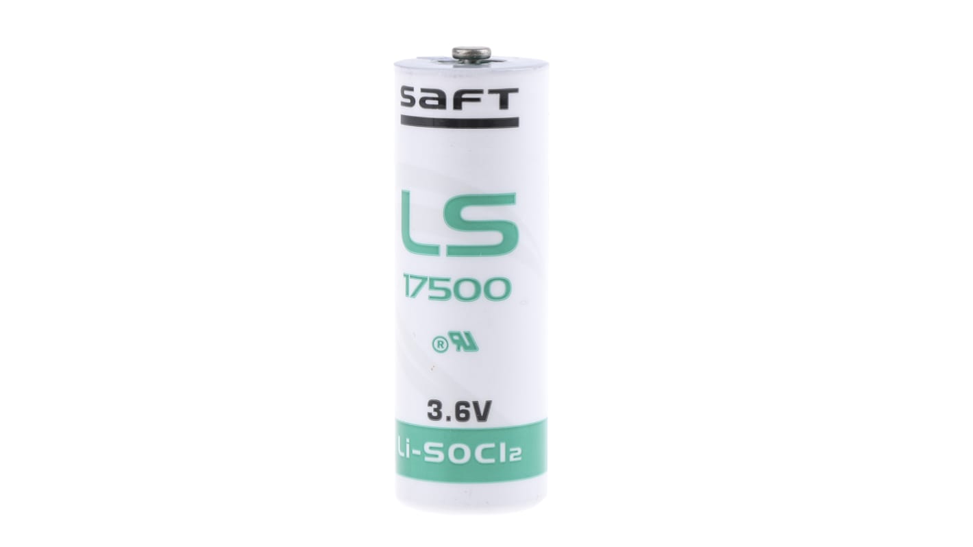 Batteria A Saft, Litio cloruro di tionile, 3.6V, 3.6Ah, terminale standard