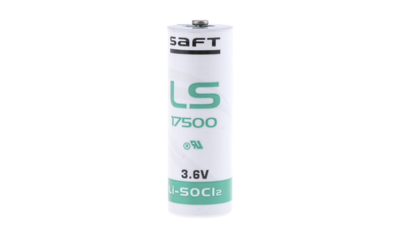 Saft A Batterie, 3.6V / 3.6Ah Li-Thionylchlorid, Standard 50.9 x 17.13mm