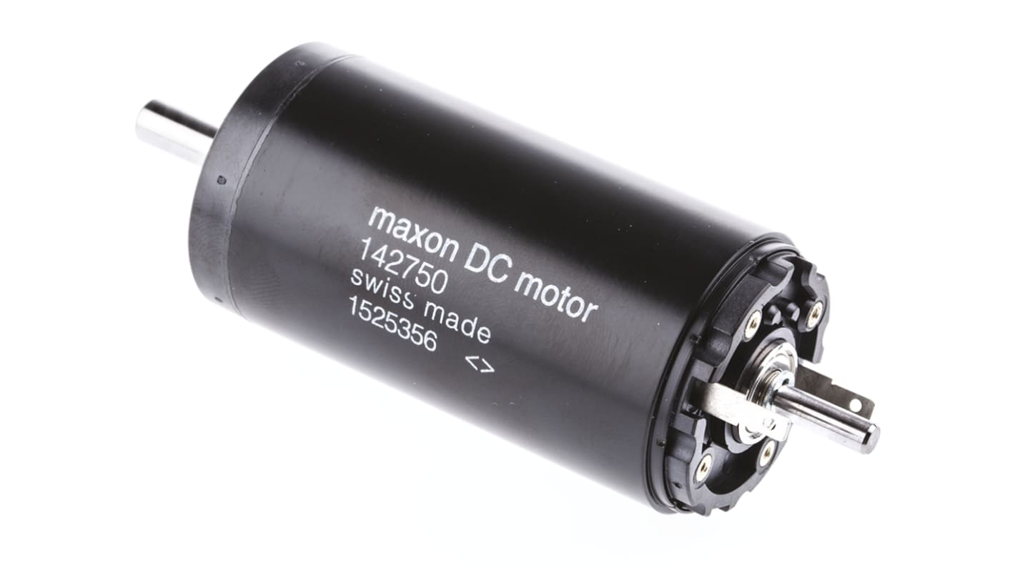 Maxon 伺服电机, 15 W, 4670 rpm, 4mm轴径, 最大输出3.6 Ncm, 24 V电源