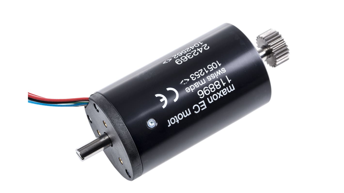 Maxon Brushless DC Motor, 120 W, 24 V dc, 10.84 Ncm, 5900 rpm, 6mm Shaft Diameter