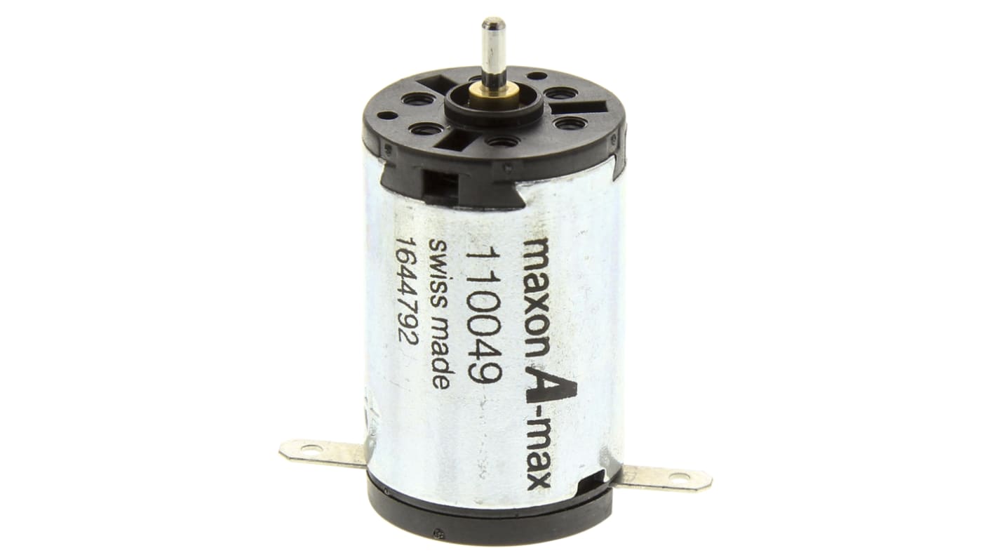 Maxon Brushed DC Motor, 2 W, 24 V dc, 2.1 mNm, 13800 rpm, 1.5mm Shaft Diameter