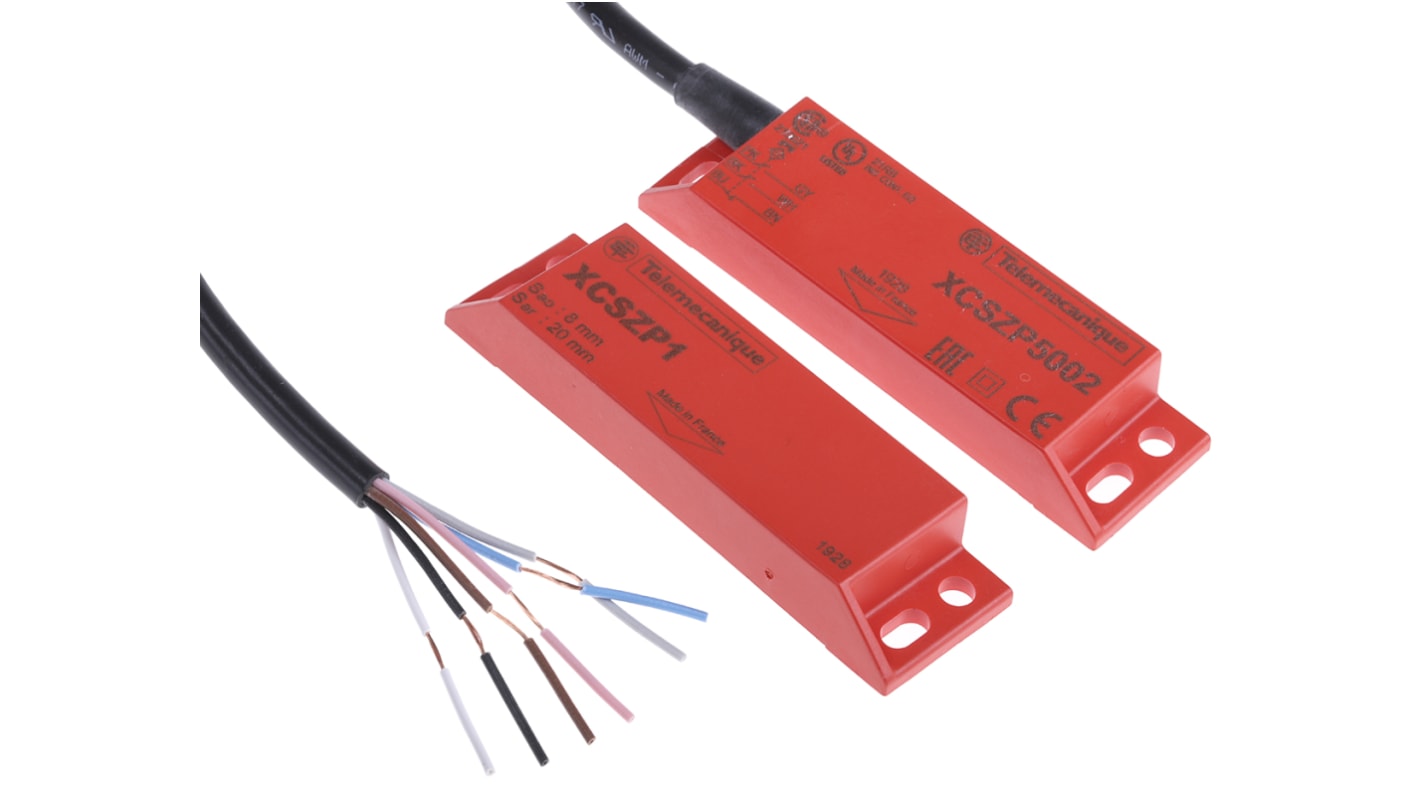 Telemecanique  Preventa XCS-DMP Kabel Berührungsloser Sicherheitsschalter aus Kunststoff 24V dc, Öffner / 2Schließer,