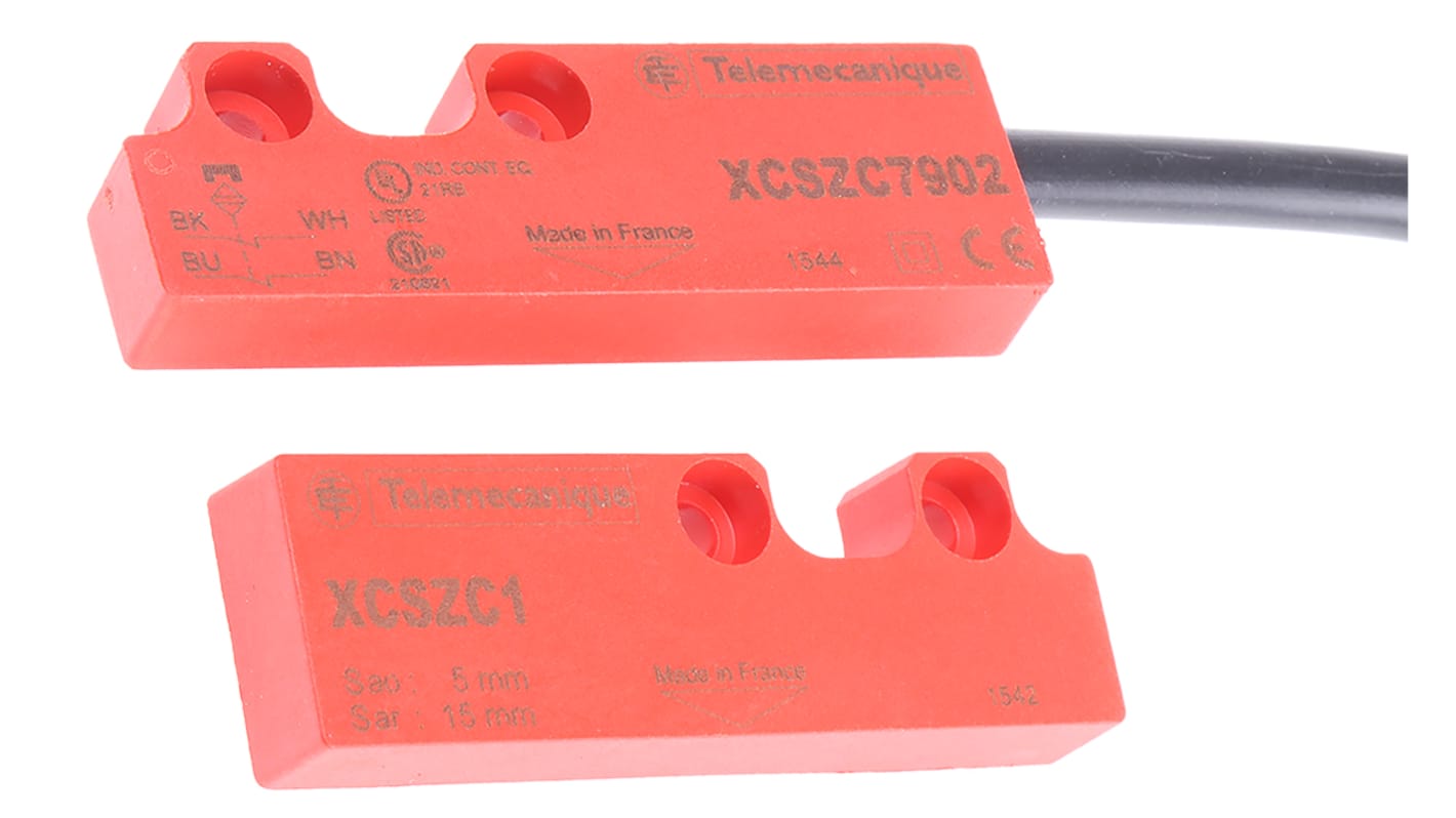 Interrupteur de sécurité sans contact Telemecanique Sensors XCS-DMC Preventa 24V c.c. 2 NF Câble