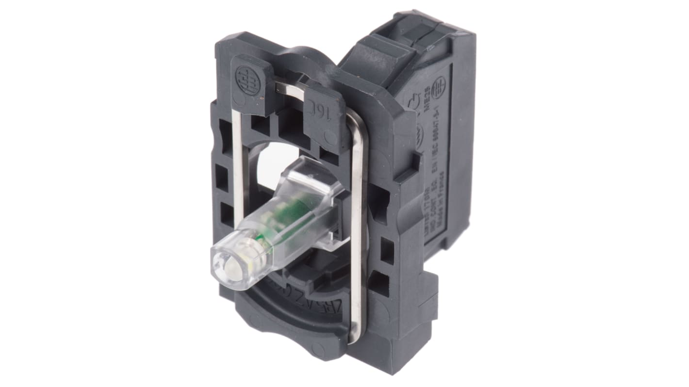 Schneider Electric Harmony XB5 Lichtblock Anzeigenblock Universal-LED Weiß beleuchtet, 24V ac/dc Schraubanschluss