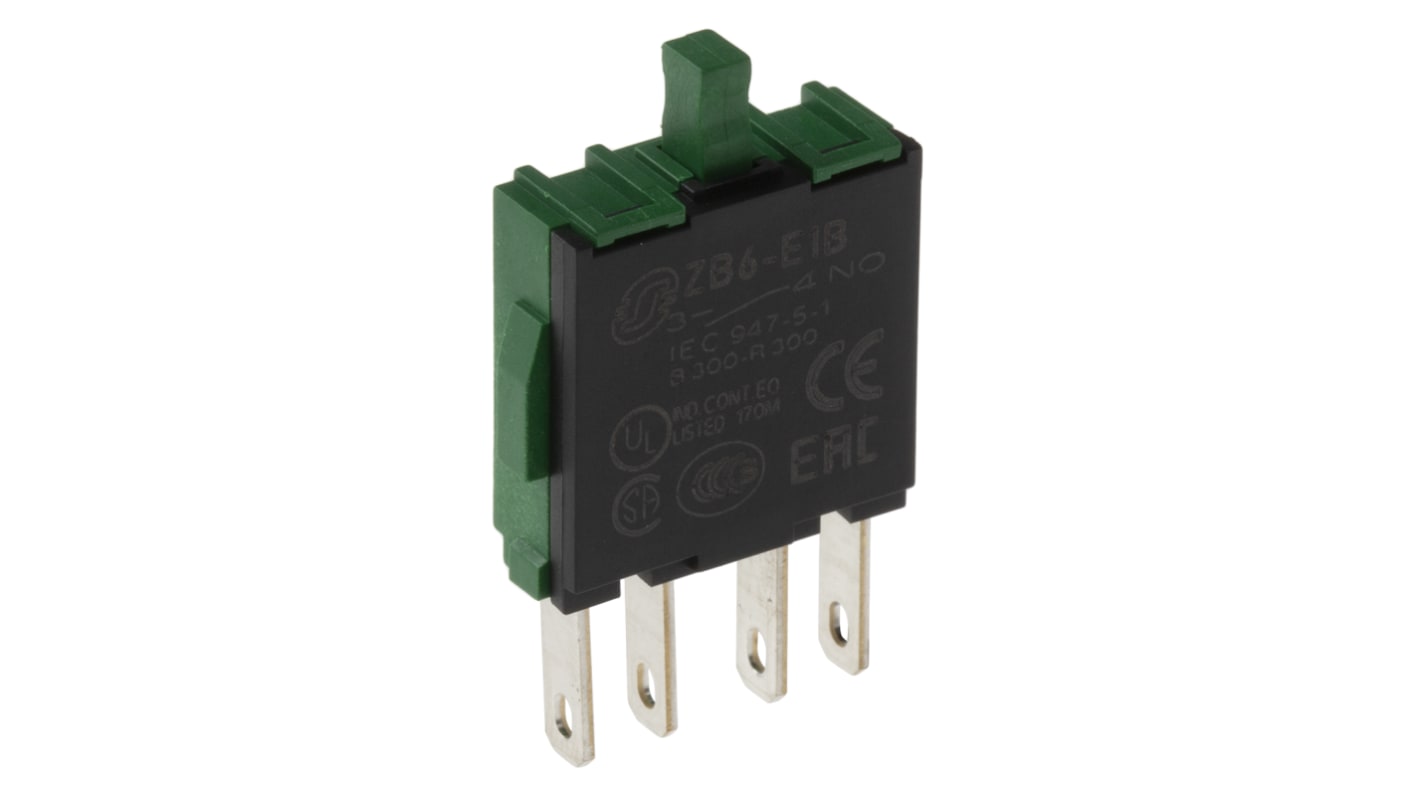 シュナイダーエレクトリック コンタクトブロック 1NO 250V ファストンターミナル ZB6E1B