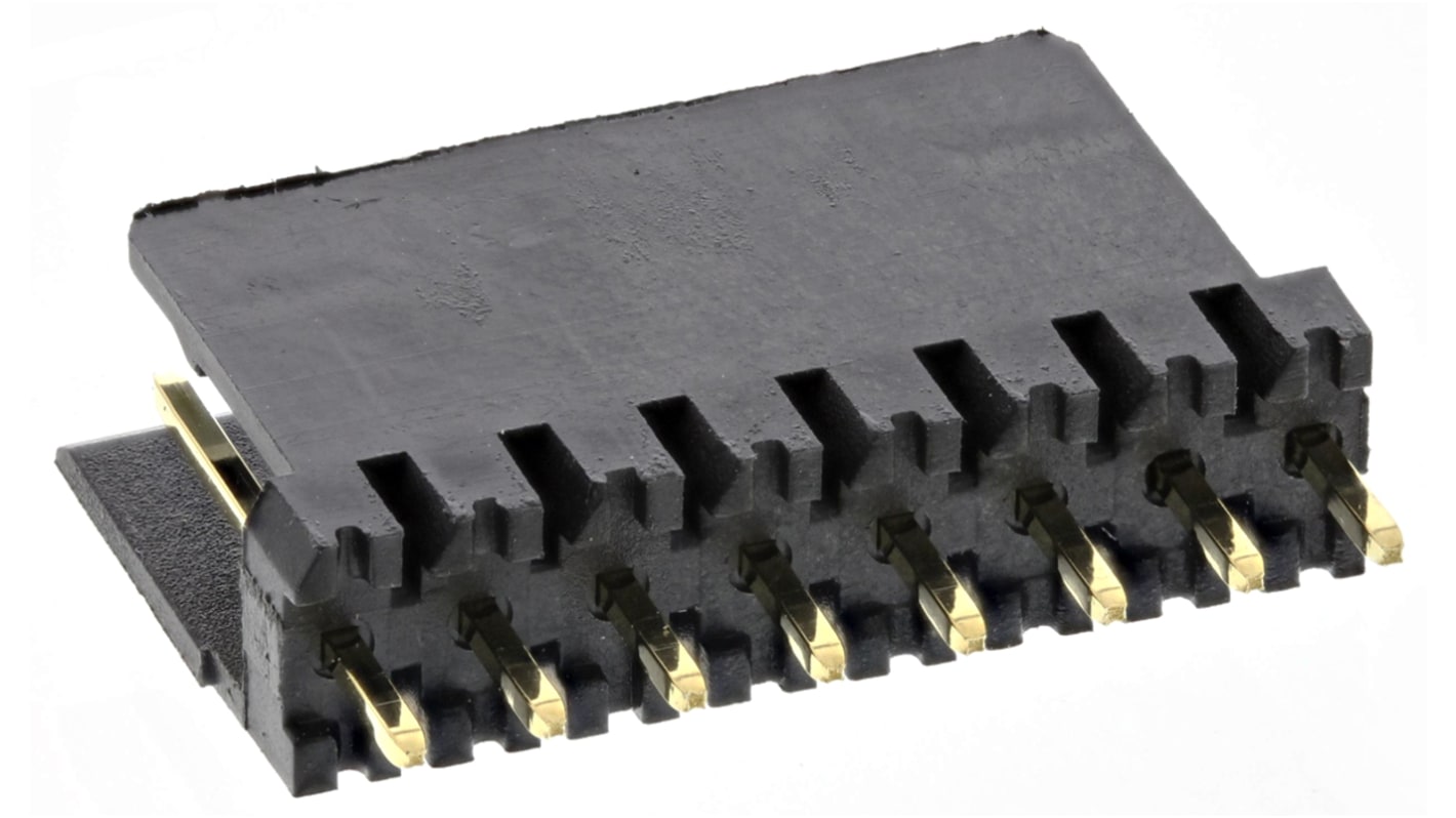 Stelvio Kontek 475 Series Straight Through Hole PCB Header, 8 Contact(s), 2.54mm Pitch, 1 Row(s), Shrouded
