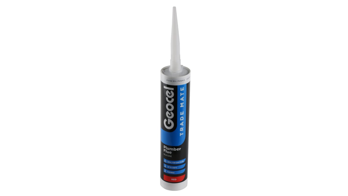 Geocel Plumba Flue Red Sealant Putty 310 ml Cartridge